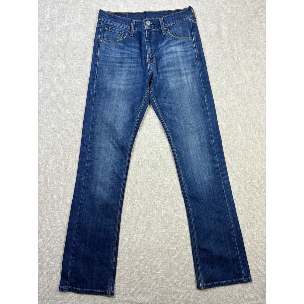 Levis 527 Slim Bootcut Jeans Mens 30x34 Blue Denim Medium Wash 527-0535